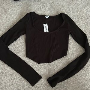 NWT garage corset style top